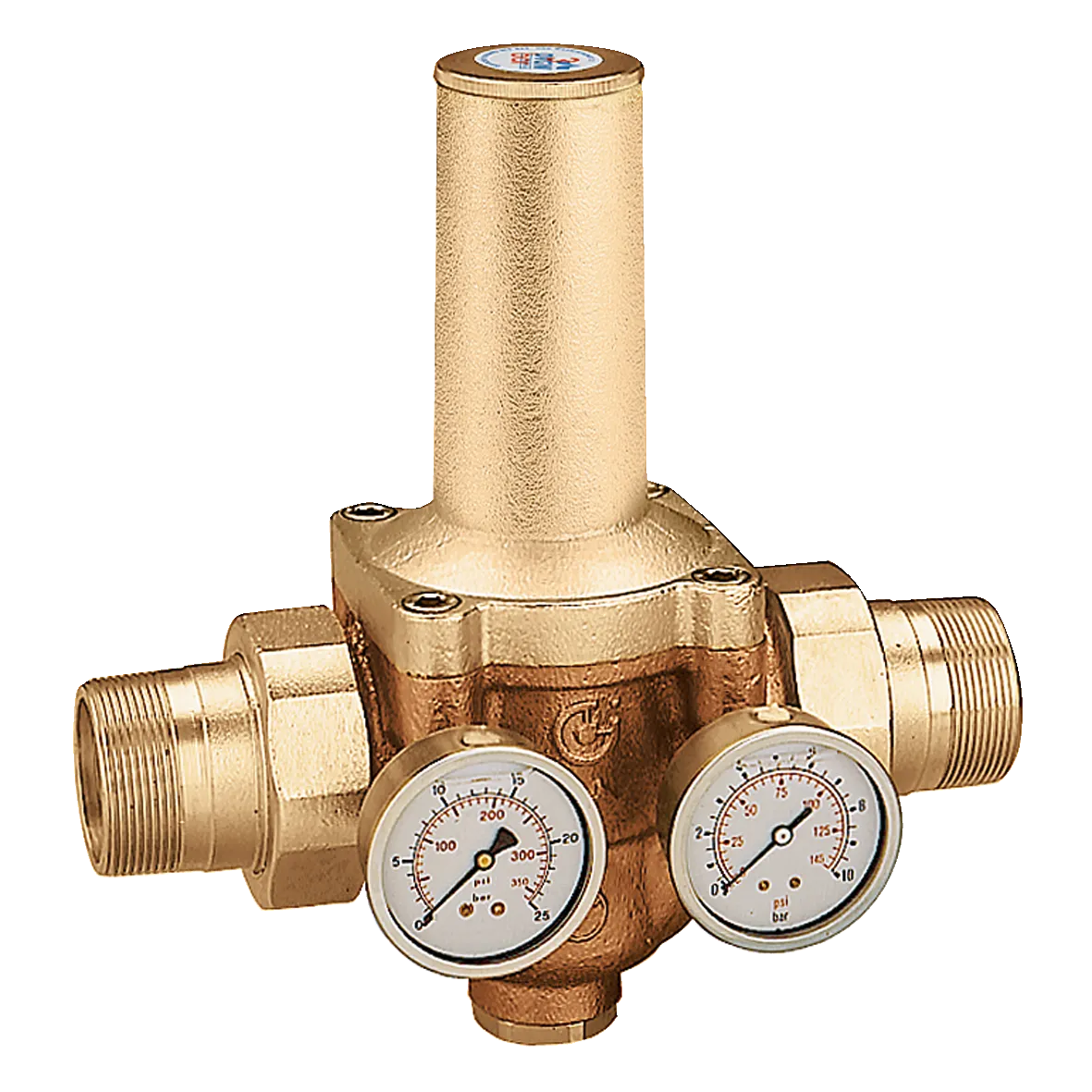 536083 AUS Caleffi DN40 Basınç Düşürücü Vana,Manometreli