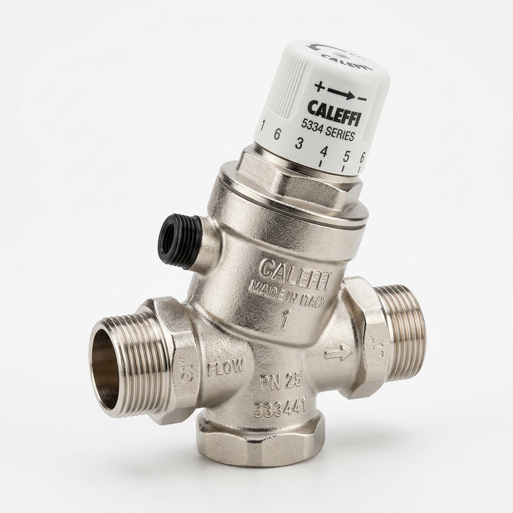 Caleffi 533461 1" Eğimli Basınç Düşürücü Vana